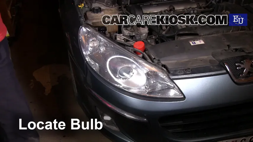 2005 Peugeot 407 SW 2.0L 4 Cyl. Lights Headlight (replace bulb)